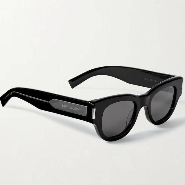 Saint Laurent Eyewear Round-Frame Acetate Sunglasses