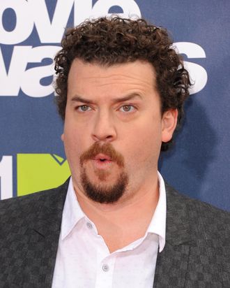 UNIVERSAL CITY, CA - JUNE 05: Actor Danny McBride arrives at the 2011 MTV Movie Awards at Gibson Amphitheatre on June 5, 2011 in Universal City, California. (Photo by Jon Kopaloff/FilmMagic)