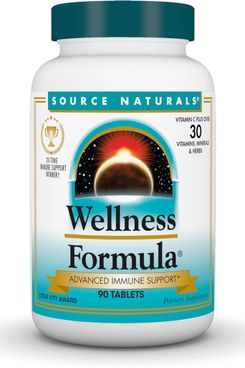 Source Naturals Wellness Formula Bio-Aligned Vitamins & Herbal Defense - 90 Tablets