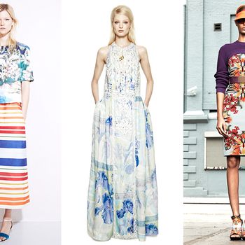 From left: new resort looks from Stella McCartney, Emilio Pucci, and Givenchy.