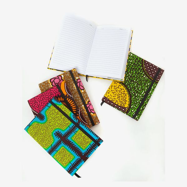 Swahili Modern Ankara Wax Cloth Covered Sketchbook