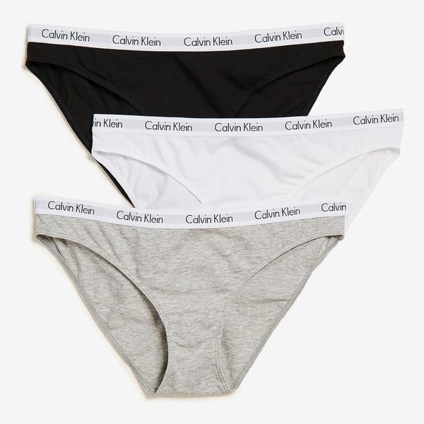 Calvin Klein Carousel Logo Cotton Stretch Bikini Panties (3-Pack)