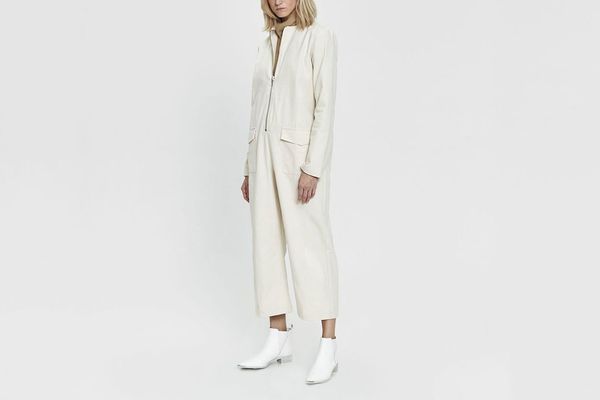 NEED Rickie Canvas Jumpsuit in Ivory