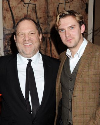 Actor Dan Stevens attend a VIP Screening of 'The Artist' hosted by the Weinstein Company at Charlotte Street Hotel on December 11, 2011 in London, England. 