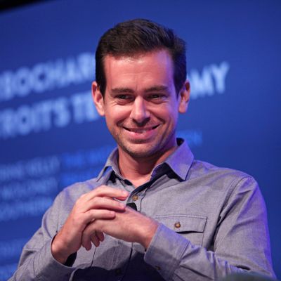 Twitter Chairman and Square CEO Jack Dorsey moderates a panel discussion with Detroit entrepreneurs at Techonomy Detroit at Wayne State University September 17, 2013 in Detroit, Michigan. The topic of the discussion was 