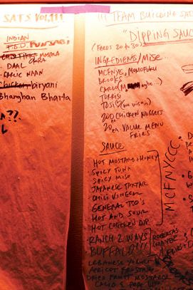Menu planning for an event for other restaurants’ staffers. Mission, not by accident, is an industry darling.