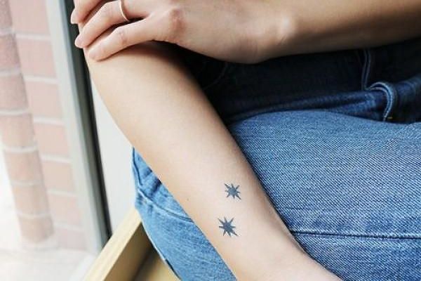Minimal neverland stars tattoo in dotwork Tatouage minimaliste des étoiles  du pays imaginaire de Peter Pan By K  Star tattoos Trendy tattoos  Minimalist tattoo