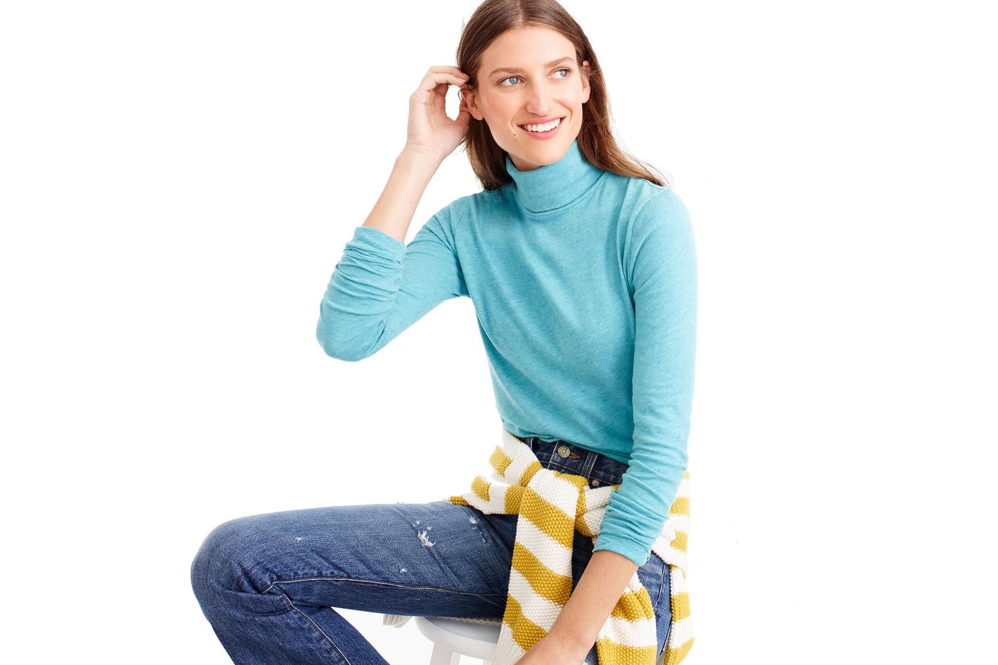 J.Crew: Perfect-fit Turtleneck For Women