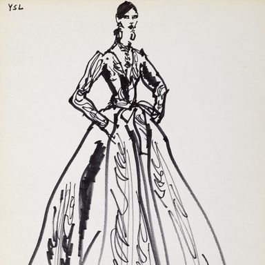Fashion Illustrations in 'Drawing On Style' London Exhibit