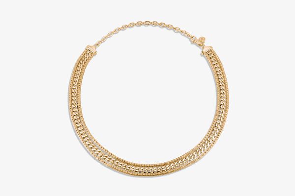 Classic Chain Triple Row Necklace