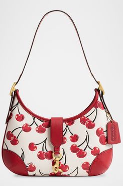 Coach The Coach Originals Hamptons Cherry-Print Shoulder Bag