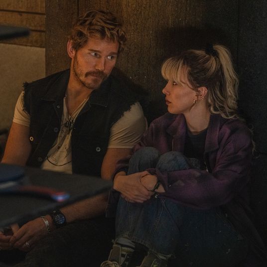 Chris Pratt and Millie Bobby Brown in The Electric State