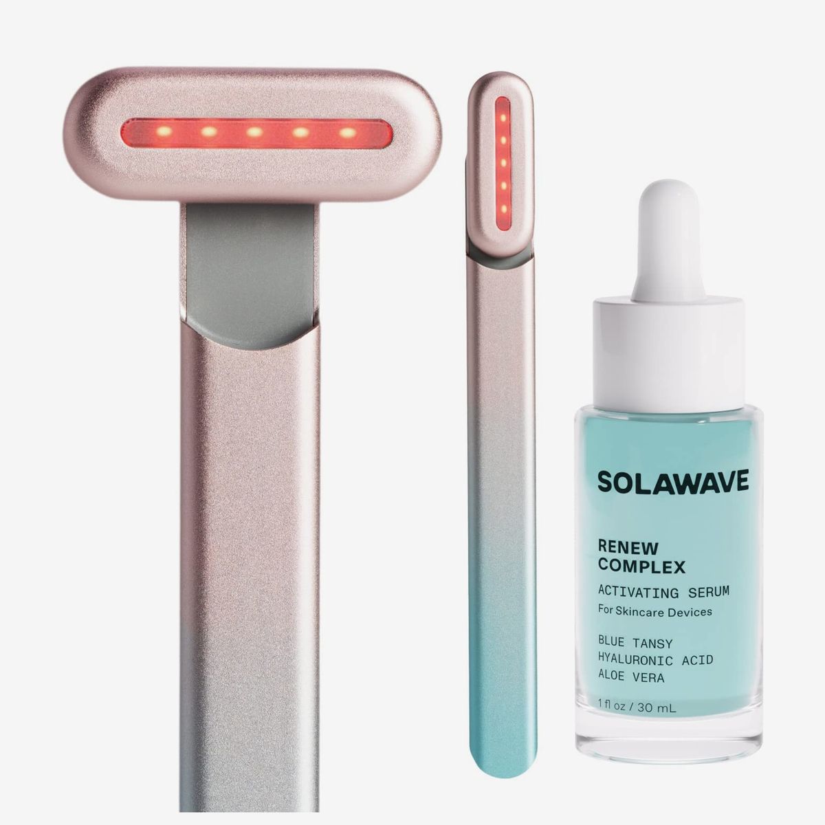 SolaWave 4-in-1 Facial Wand and Renew Complex Serum Bundle