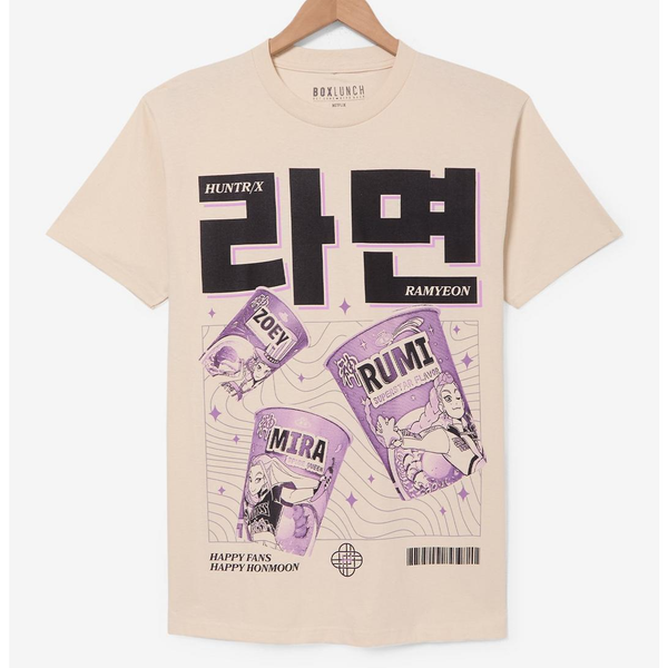 BoxLunch KPop Demon Hunters HUNTR/X Ramyeon Cups T-Shirt