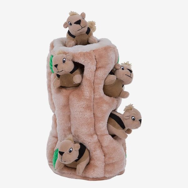 Outward Hound Hide-a-Squirrel Plush Dog Toy