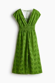 H&M Broderie-Anglaise Cotton Dress