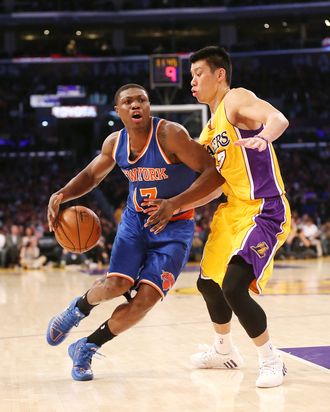 New York Knicks v Los Angeles Lakers