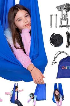 OUTREE Sensory Swing for Kids with 360° Swivel Hanger