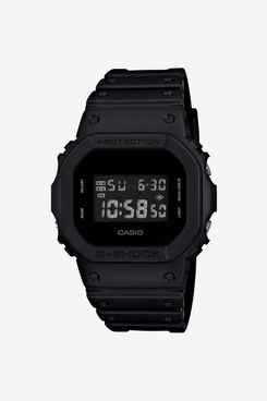 Casio Men's DW5600BB-1 Black Resin Quartz Watch With Digital Dial