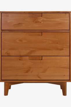 Walker Edison 3-Drawer Mid-Century Modern Wood Dresser