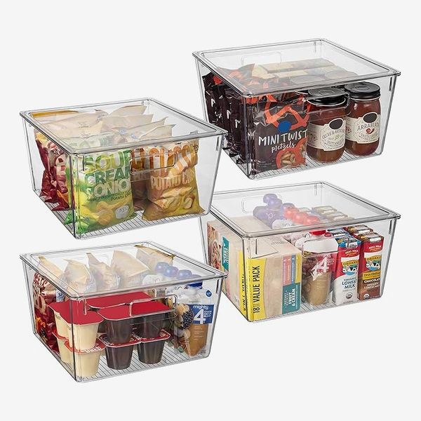 ClearSpace Clear Plastic XL Storage Bins with Lids