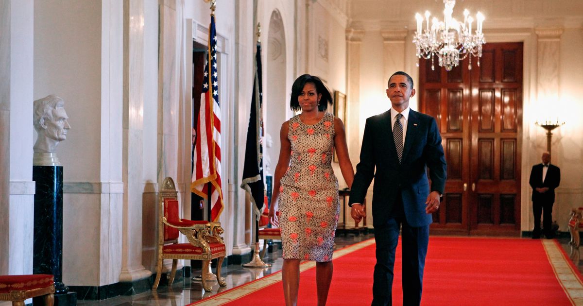 michelle obama balenciaga dress