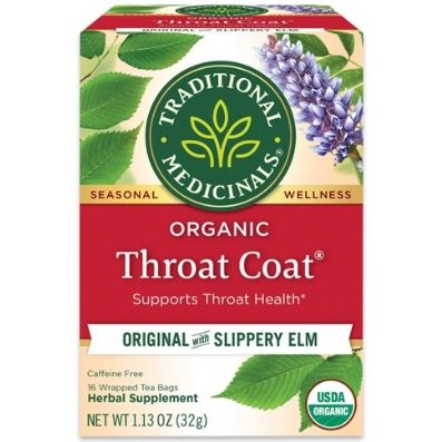 Traditional Medicinals Organic Throat Coat Tea, 6-pack