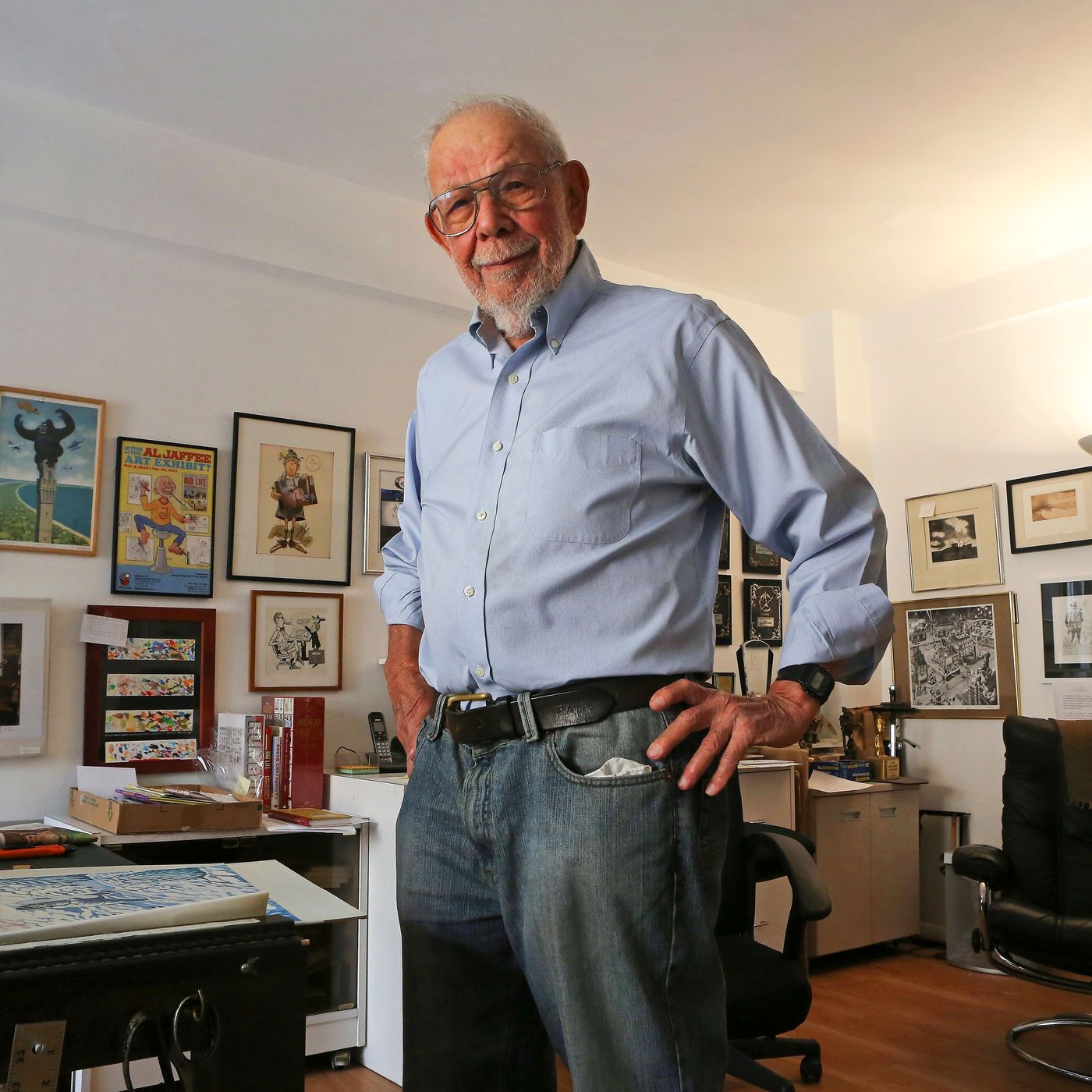 RIP, Al Jaffee, legendary, longtime cartoonist for @Mad.Magazine