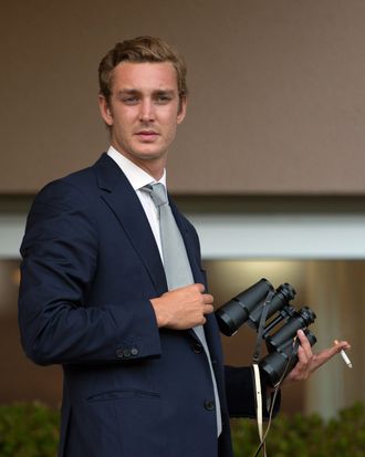 Pierre Casiraghi, on the mend.