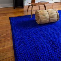 Txt-ure Pellizco Indigo Blue Rug