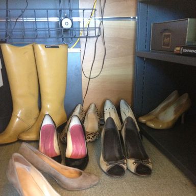 The Secret Shoes Beneath Every Woman’s Desk