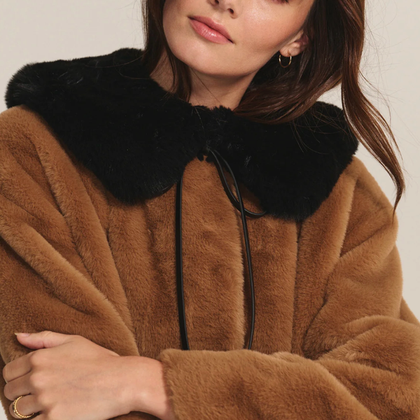 Velvet by Graham & Spencer Palma Faux Fur Collar