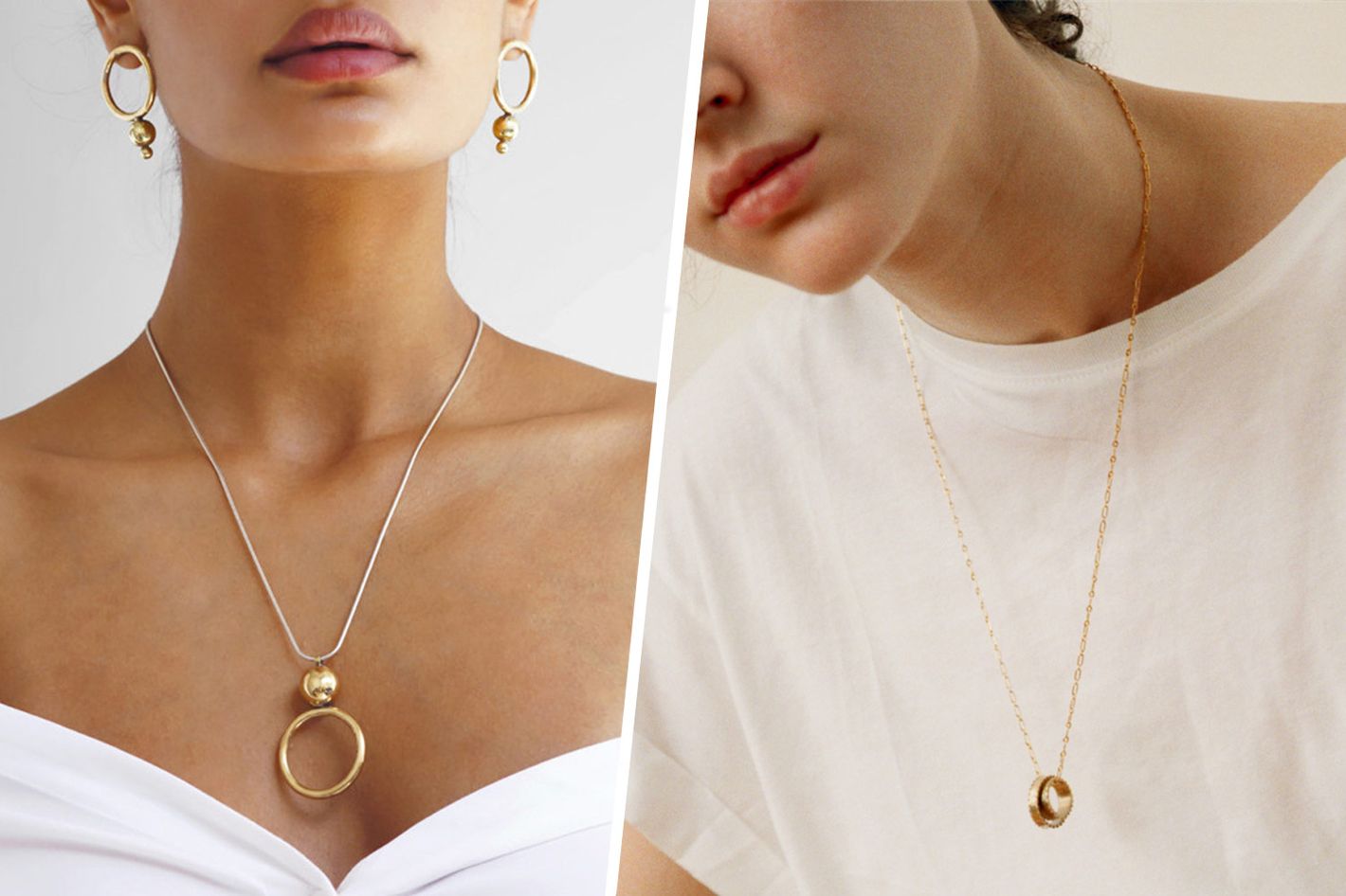 The Gold Pendant Necklace Jewelry Trend of Summer 2017