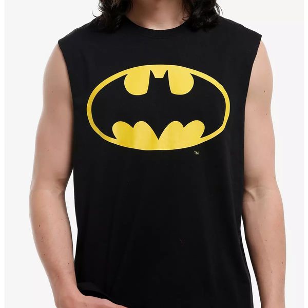 DC Comics Batman Logo Muscle Tank Top