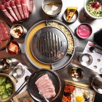 Here’s Everything on the Table at Korean Barbecue Spot Kang Ho Dong