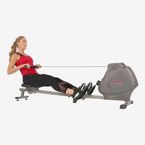 Sunny Health & Fitness Compact Folding Magnetic Rowing Machine With LCD Monitor
