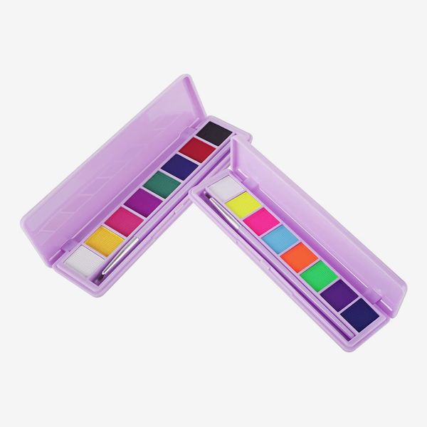Meicoly 2 Pack Water Activated Eyeliner Palette