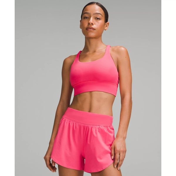 Sujetador largo Lululemon Energy - Glaze Pink