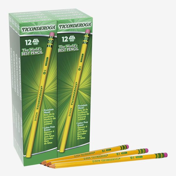 Ticonderoga Wood-Cased Pencils, #2 HB Soft