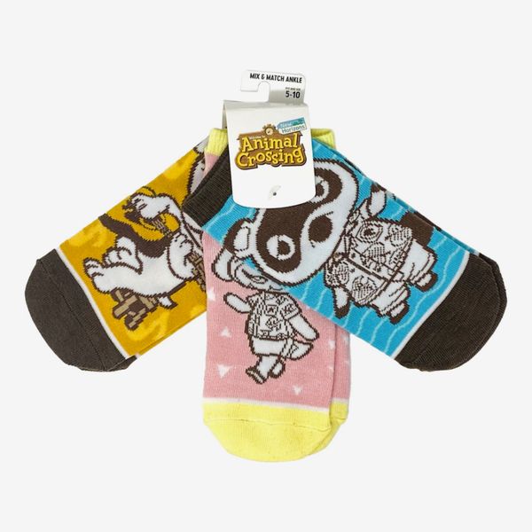 Bioworld Animal Crossing Ankle Socks (3 Pairs)