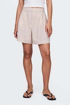 Gap 365 High Rise Linen-Blend Shorts