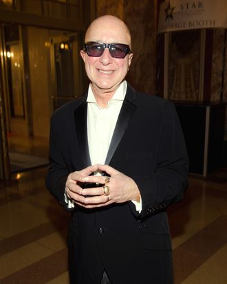 Paul Shaffer attends the official Blues Brothers Revue at the Rialto Theater on March 5, 2012 in Joliet, Illinois.