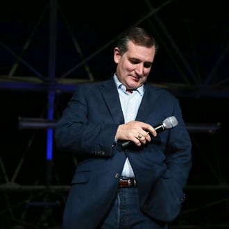Ted Cruz Holds Campaign Rally At Indiana State Fairgrounds