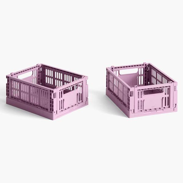 Hay Recycled Colour Crate - Mini, Set of 2