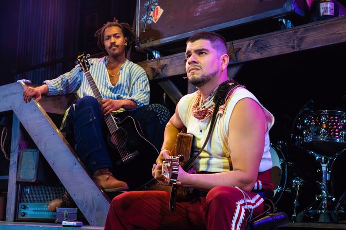 From 'Mexodus,' at the Minetta Lane.