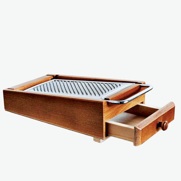 Nickey Kehoe Italian Beechwood Cheese Grater with Drawer
