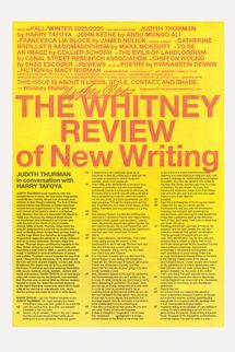 The Whitney Review of New Writing – Biannual Subscription