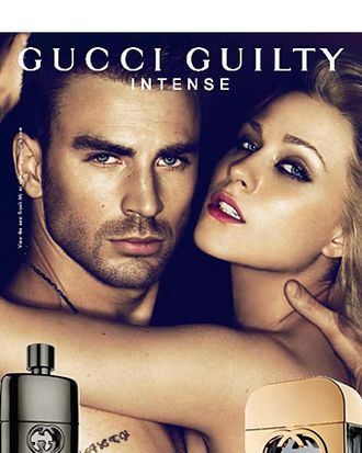 Evan Rachel Wood and Chris Evans for Gucci's latest fragrance ad. 