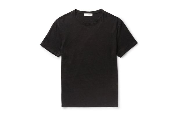 Sandro Slim-Fit Slub Linen T-Shirt
