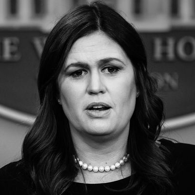 Sarah Huckabee Sanders.